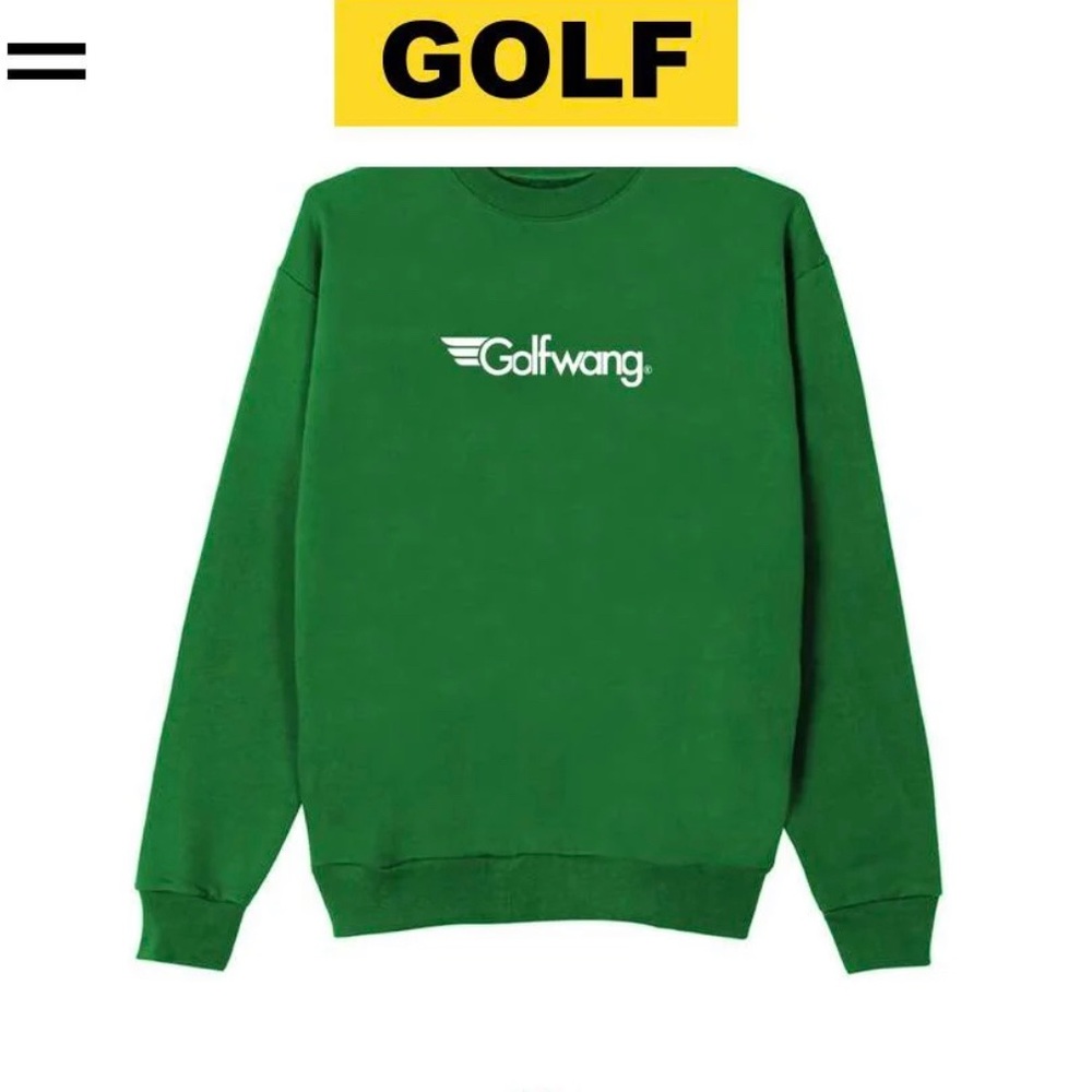 GOLF WANG GREEN AIRLINES CREWNECK